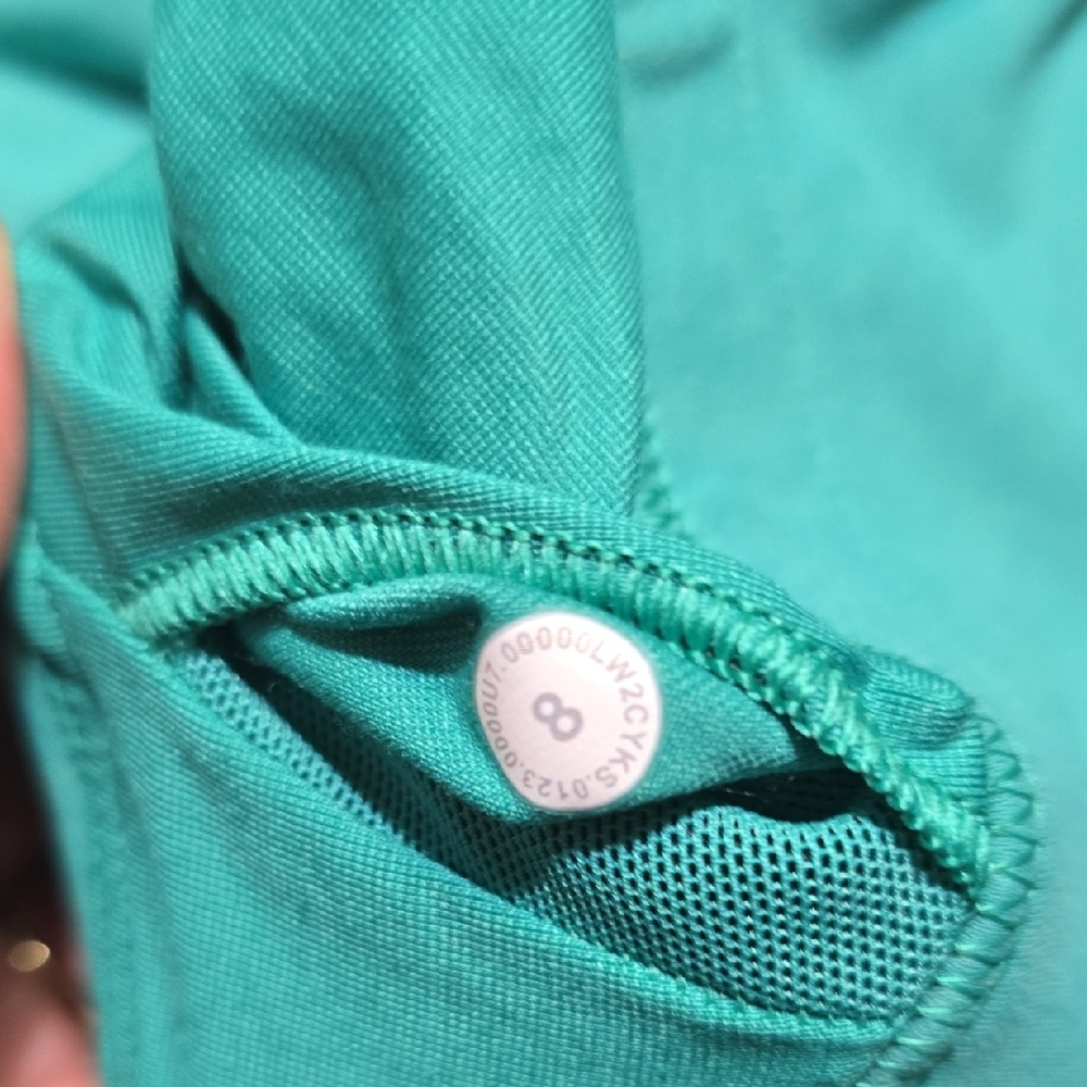 #233. lululemon Wunder Train Longline Bra - Medium Support.C/D Cup. Teal EUC - Picture 8 of 8